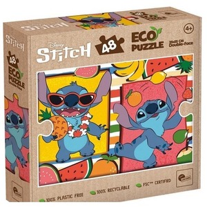 Puzzle 48 Stitch Eko dwustronne