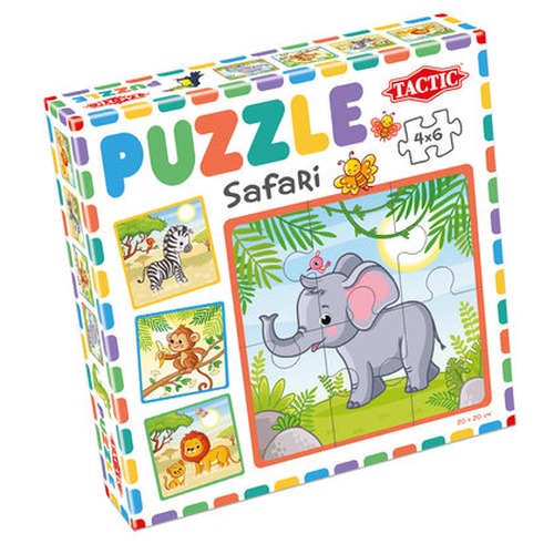 Puzzle 4w1 Moje pierwsze puzzle Safari