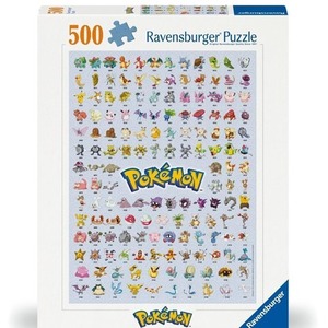 Puzzle 500 2D: Pokemon Postacie
