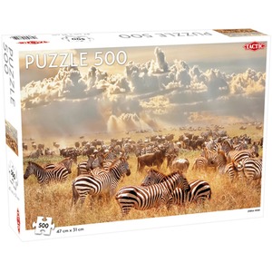 Puzzle 500 Animals Zebra Herd