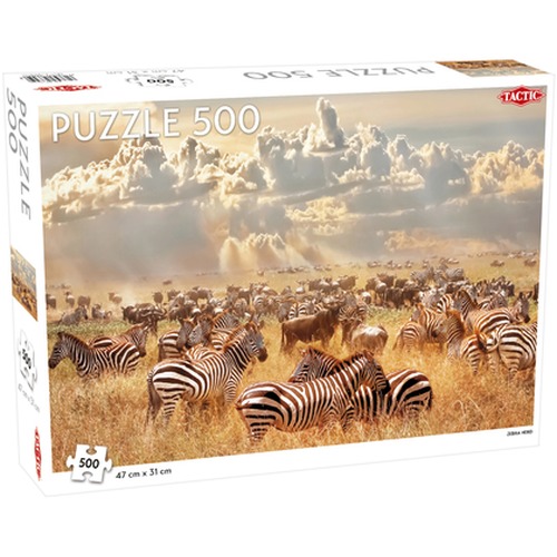 Puzzle 500 Animals Zebra Herd