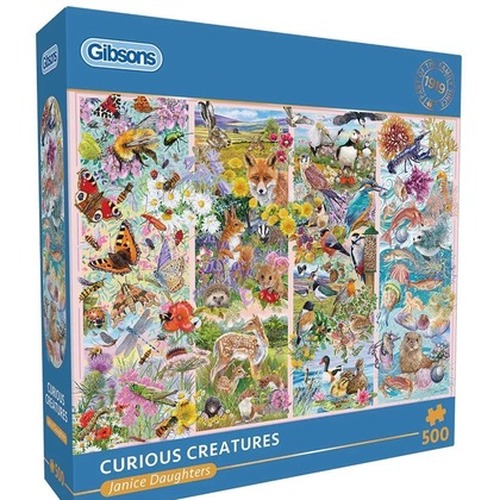 Puzzle 500 Ciekawe stworzenia