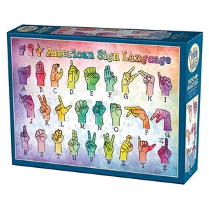 Puzzle 500 el. Amerykański język migowy