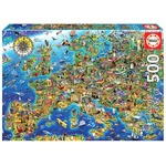 Puzzle 500 el. Mapa Europy