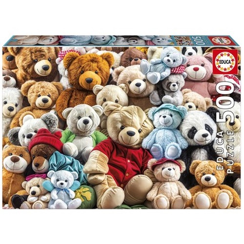 Puzzle 500 el. Pluszowe misie