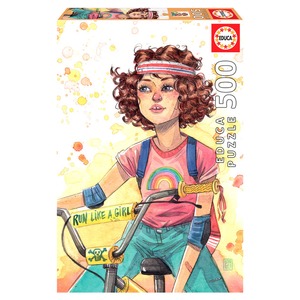 Puzzle 500 el. Run Like A Girl, Esther Gili
