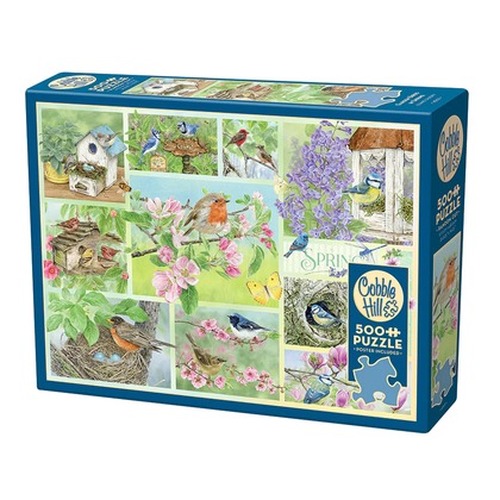 Puzzle 500 el. Wiosenne ptaki