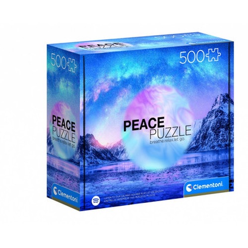 Puzzle 500 elementów Peace Collection Light Blue