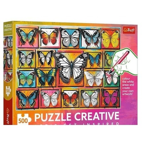 Puzzle 500 Kolekcja motyli