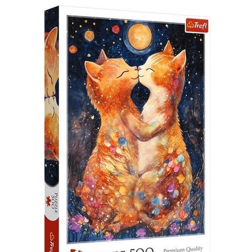 Puzzle 500 Pocałunek w świetle księżyca TREFL