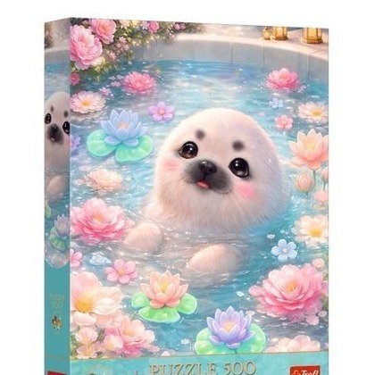 Puzzle 500 Słodka foka TREFL