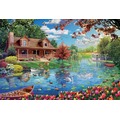 Puzzle 5000 el. Dom nad jeziorem