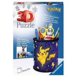 Puzzle 57 elementów 3D Przybornik Pikachu