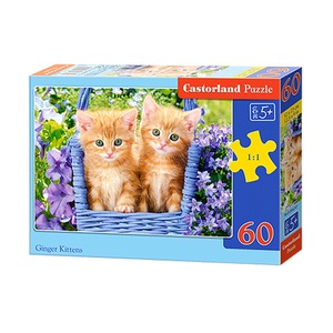 Puzzle 60 Kociątka imbirowe B-066247