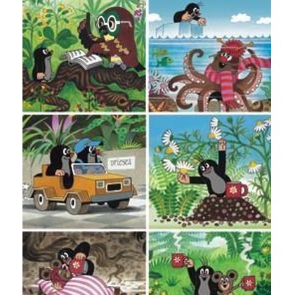 Puzzle 60 Krecik uzdrowił myszkę MIX x6 DINO