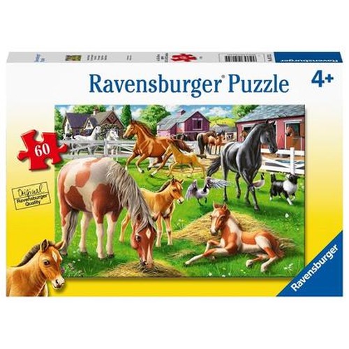Puzzle 60 Szczęśliwe konie