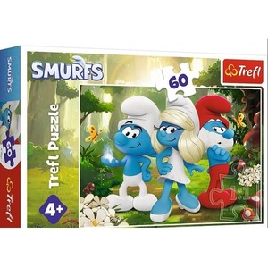 Puzzle 60 Zaczarowany Las The Smurfs TREFL