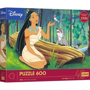 Puzzle 600 40-lecie Trefl Pocahontas 37605