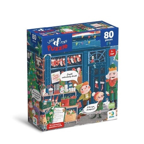 Puzzle 80 Look&Find Zimowe święta