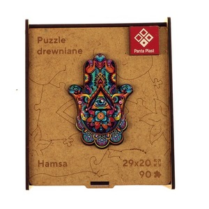 Puzzle 90 drewniane A4 Hamsa