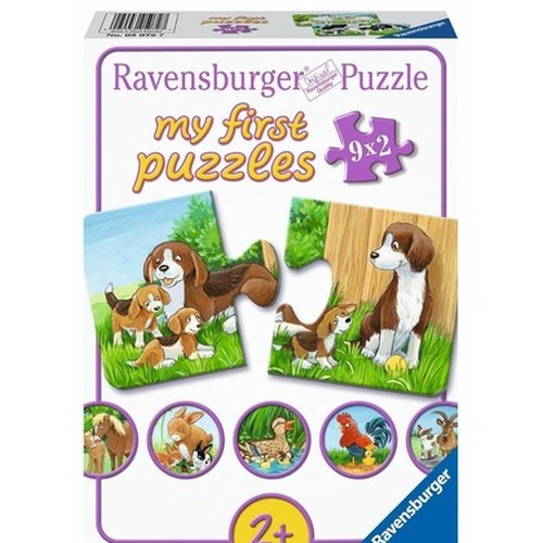 Puzzle 9x2 Farmyard Families