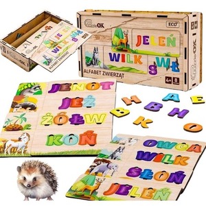 Puzzle alfabet zwierzat