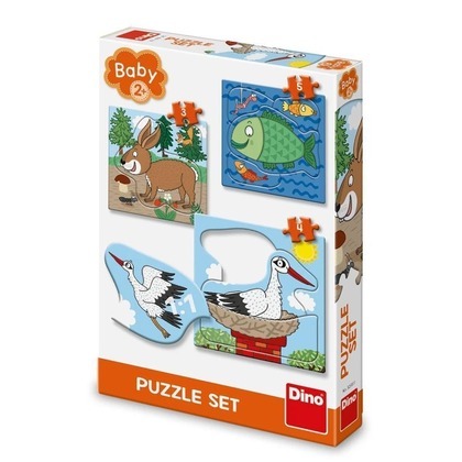 Puzzle Baby Zwierzęta: Gdzie żyją 3-5el
