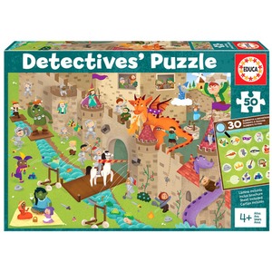 Puzzle detektywistyczne 50 el. Zamek