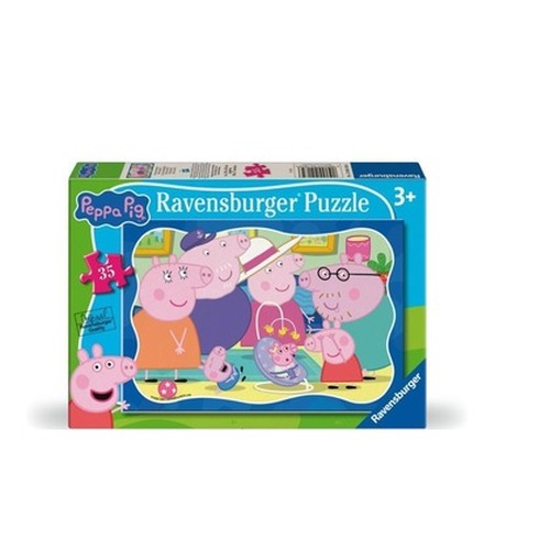 Puzzle dla dzieci 2D: Siostrzyczka Peppy 35el