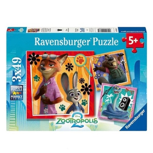 Puzzle dla dzieci 2D: Zwierzogród 2 3x49el