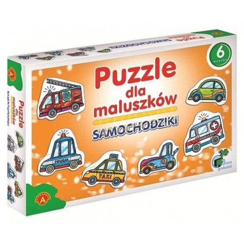 Puzzle dla maluszków - Samochodziki