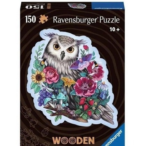 Puzzle drewniane 150 Sowa