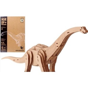 Puzzle drewniane 3D Dinozaur Diplodoukus