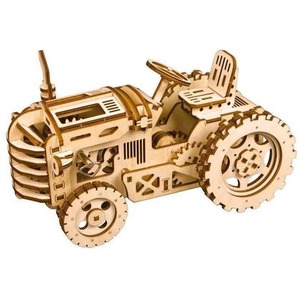 Puzzle drewniane 3D Traktor