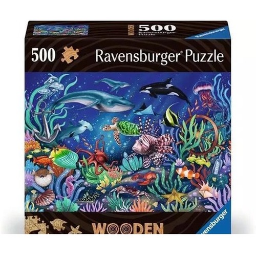Puzzle drewniane 500 Podwodny świat