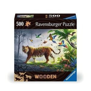 Puzzle drewniane 500 Tygrys