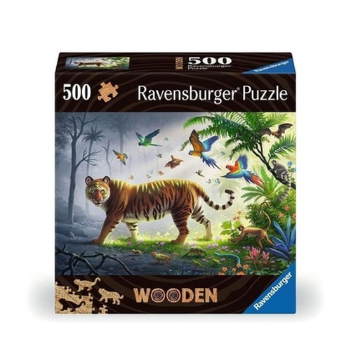 Puzzle drewniane 500 Tygrys
