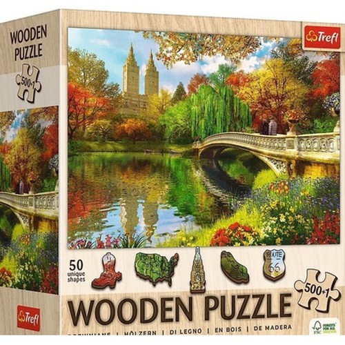 Puzzle drewniane 500+1 Central Park Manhattan