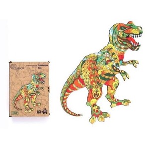 Puzzle drewniane eko 129 Tyranozaur rex A3