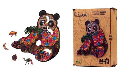 Puzzle drewniane eko 65 Kung Fu Panda A4