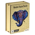 Puzzle drewniane / kolorowe 174 el. - Słoń