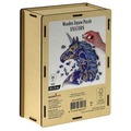 Puzzle drewniane / kolorowe 185 el. - Jednorożec