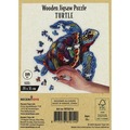 Puzzle drewniane / kolorowe 189 el. - Żółw