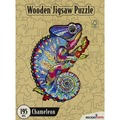 Puzzle drewniane / kolorowe 195 el. - Kameleon