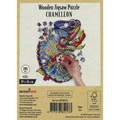 Puzzle drewniane / kolorowe 195 el. - Kameleon