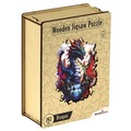 Puzzle drewniane / kolorowe 287 el. - Smok