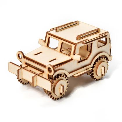 Puzzle drewniane Model 3D Jeep