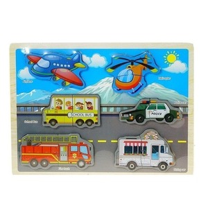 Puzzle drewniane Pojazdy
