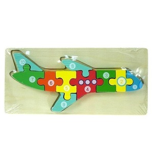 Puzzle drewniane Samolot