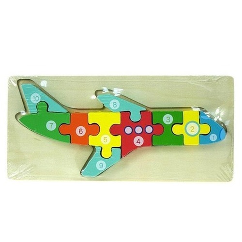 Puzzle drewniane Samolot